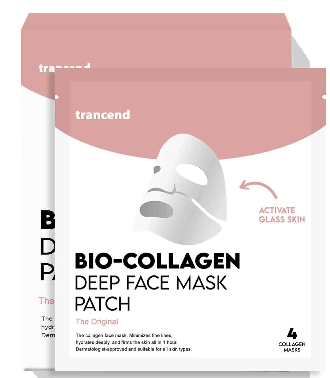 Trancend™ Hydro Boost Collagen Face Mask - 4 Pack
