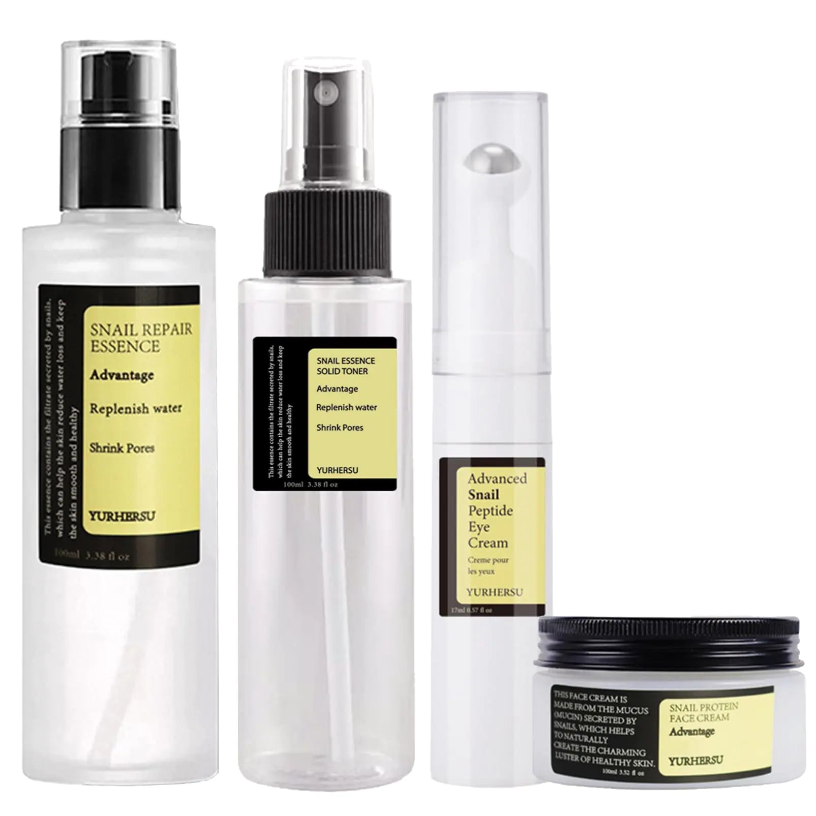 Snail Mucin 4-Piece Skincare Kit