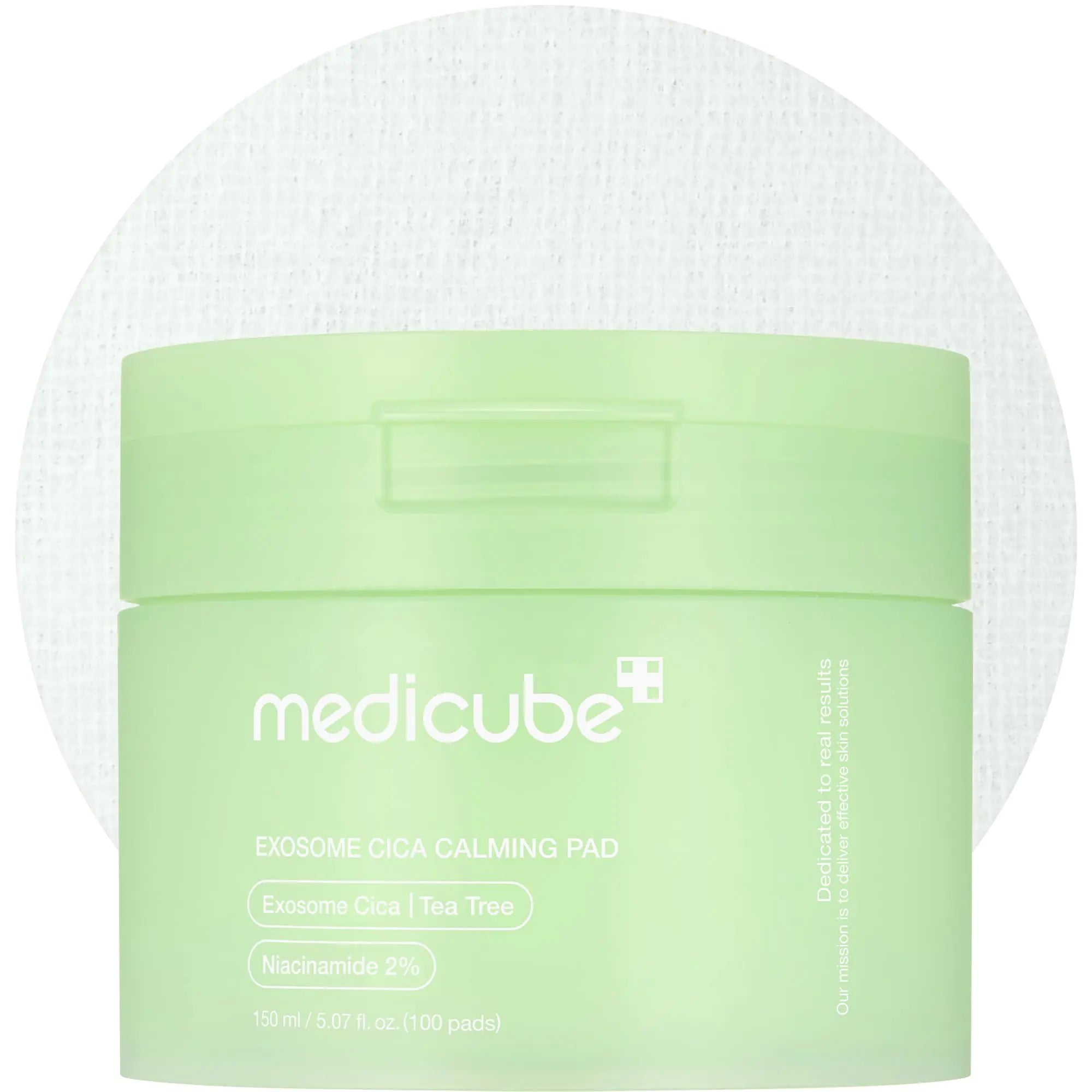 Medicube Exosome CICA Tea Tree Calming Toner Pads (100 Pads)