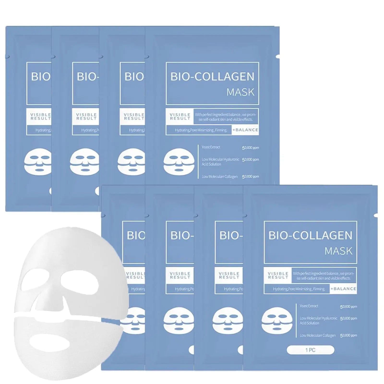 Coco Bio-Collagen Wrinkle Reduction Mask (8 pcs)