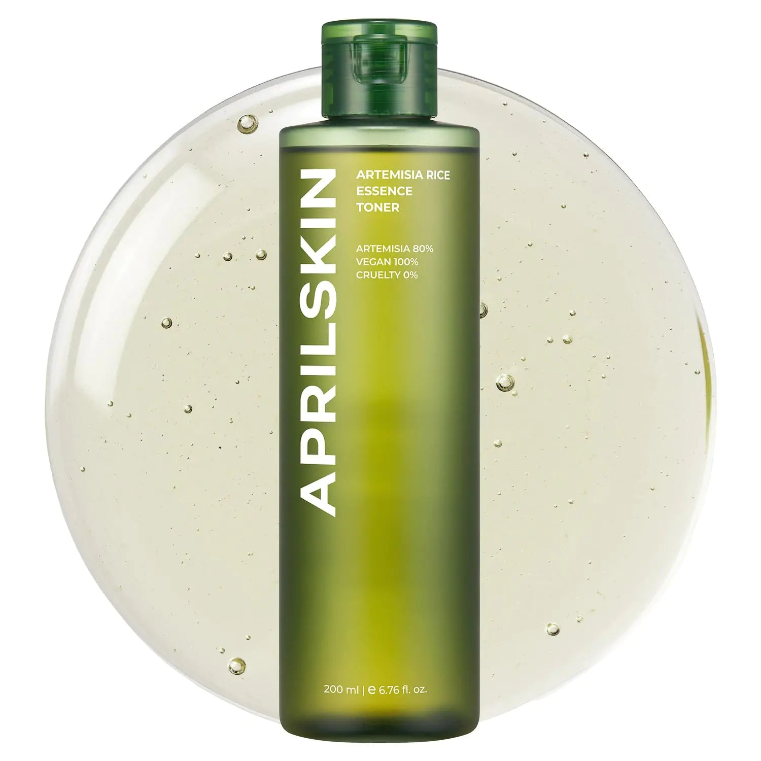 APRILSKIN Artemisia Rice Hydrating Toner | Vegan Low pH | No Sulfates | 6.76 oz