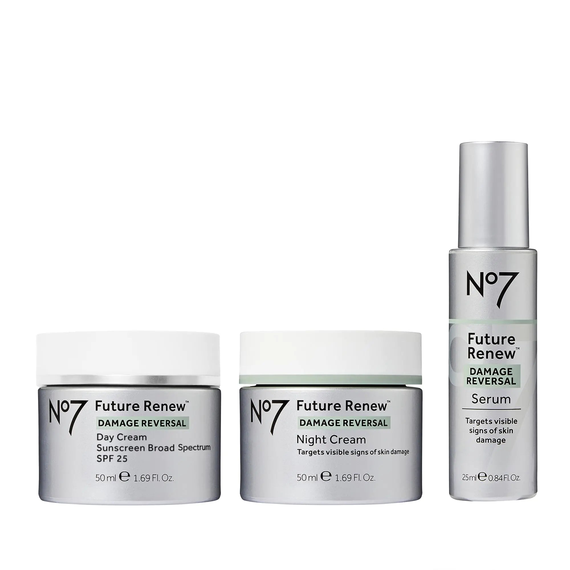 No7 Sun Defense Skincare Trio - Anti-Aging Set